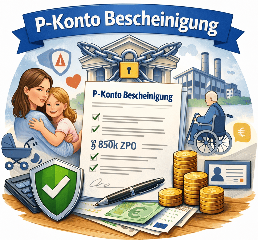 P-Konto-Bescheinigung beantragen P-Konto-Bescheinigung